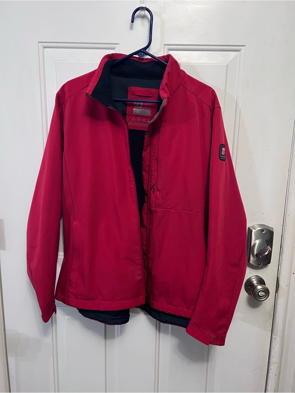 Chick-fil-A Team Style Red Softshell Jacket Men’s 3XL Full Zip Fleece Lined